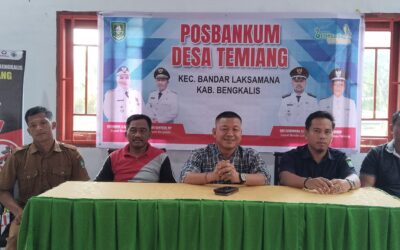 Pos Bantuan Hukum (Posbankum) Desa Temiang Kec. Bandar Laksamana Kab. Bengkalis